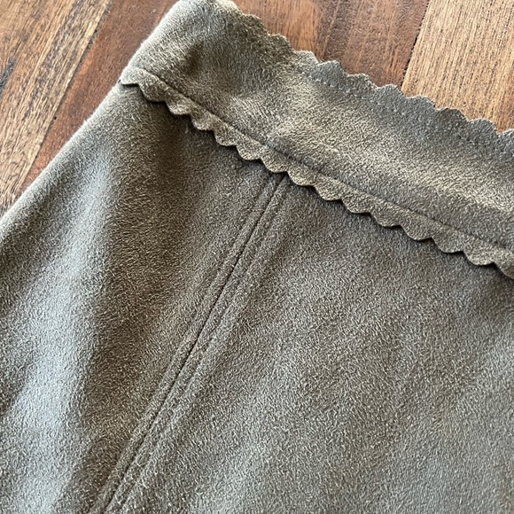 Green Suede Skirt from Alter’d State in Medium - Picture 3 of 3